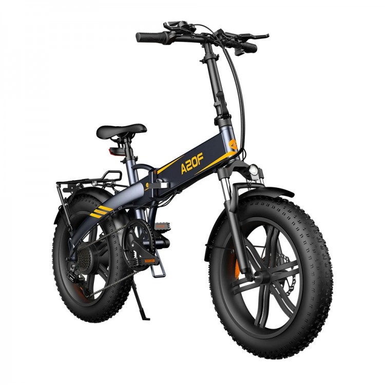 ADO A20F XE elektrinis dviratis Fat bike sulankstomas pilkas