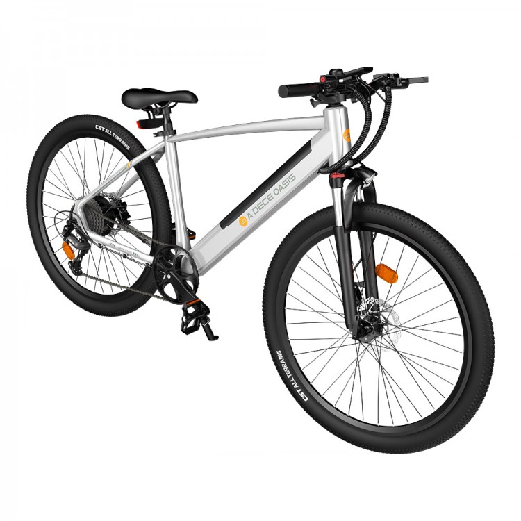 ADO D30C elektrinis dviratis sidabrinis