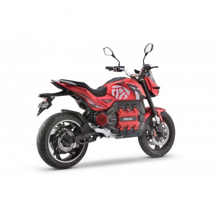Elektrinis motociklas E-odin 2.0 6000W 100Ah raudonas
