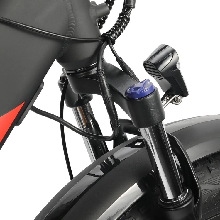ELEGLIDE Tankroll fat bike elektrinis dviratis juodas