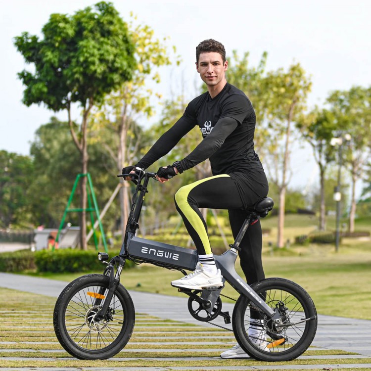 ENGWE C20 elektrinis dviratis Fat bike pilkas