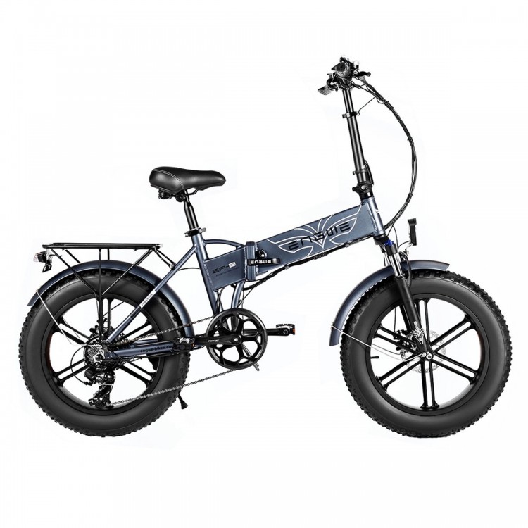 ENGWE EP-2 PRO 750W elektrinis dviratis Fat bike sulankstomas pilkas