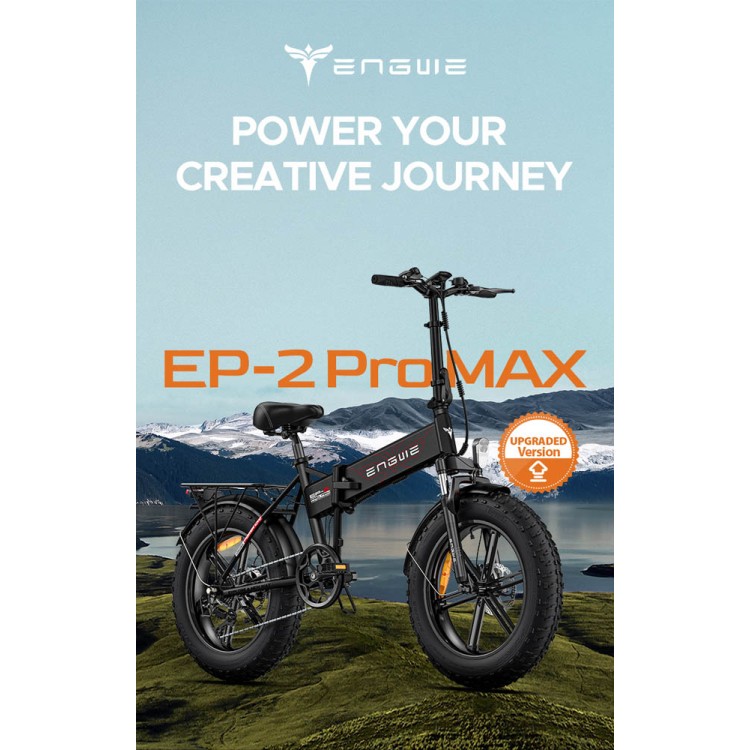 ENGWE EP-2 PRO MAX 960W 16AH elektrinis dviratis pilkas