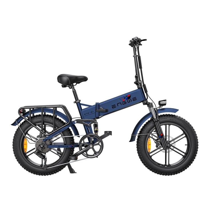 ENGWE ENGINE PRO 750W elektrinis dviratis Fat bike mėlynas