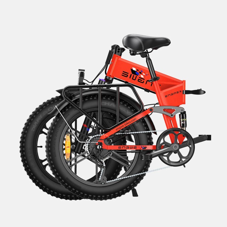 ENGWE ENGINE X elektrinis dviratis Fat bike raudonas