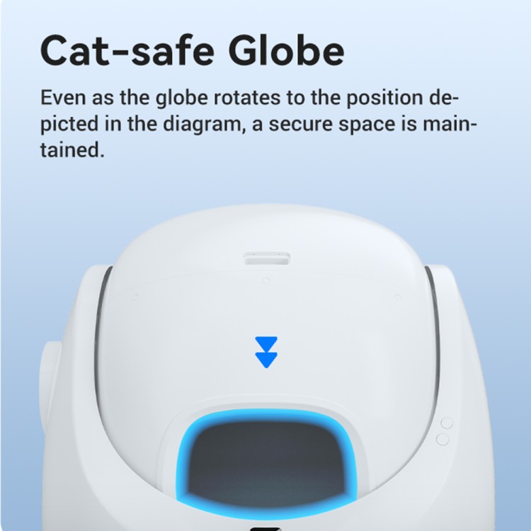 CATLINK BayMax Lite savaime išsivalantis automatinis išmanus kačių tualetas su APP CATLINK BayMax Lite savaime išsivalantis automatinis išmanus kačių tualetas su APP